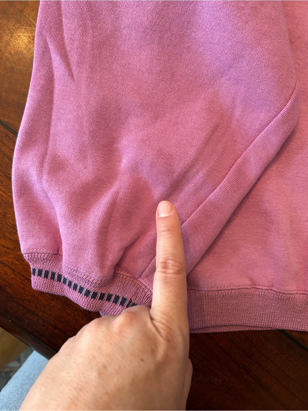 VTG 90s Brazo Disney Mickey Mouse Medium Pink Embroidered Mickey & Co Sweatshirt - Picture 8 of 8